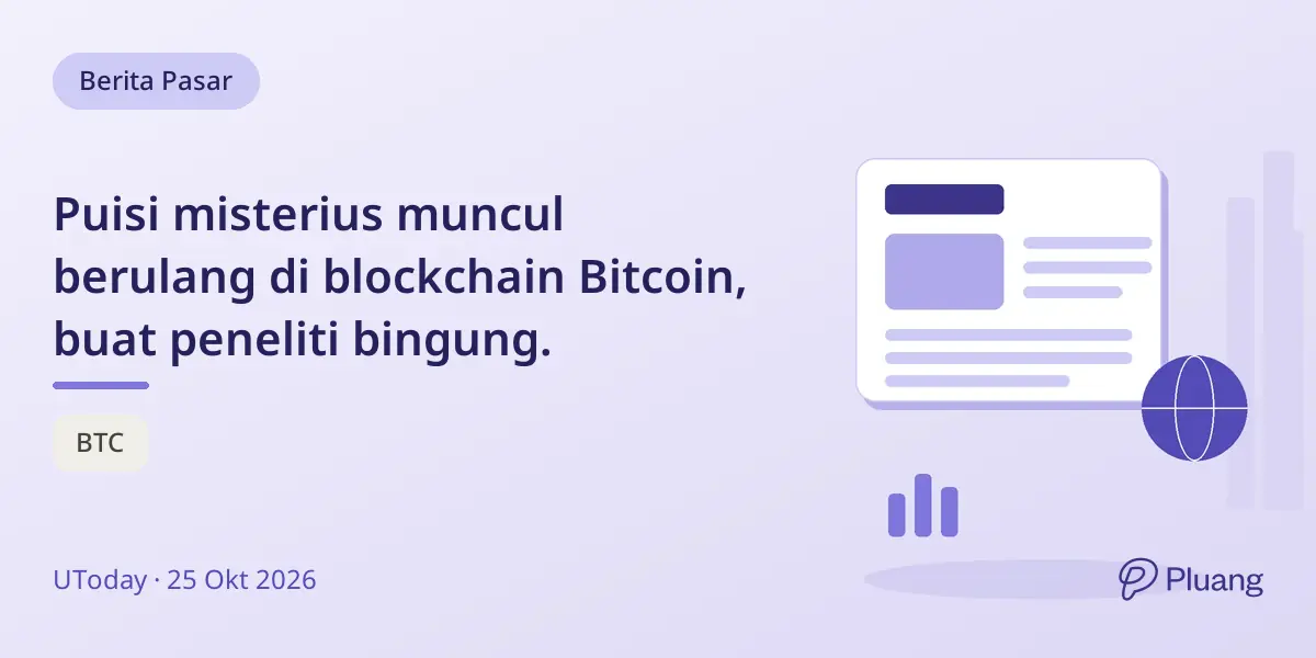 Puisi misterius muncul berulang di blockchain Bitcoin, buat peneliti bingung.