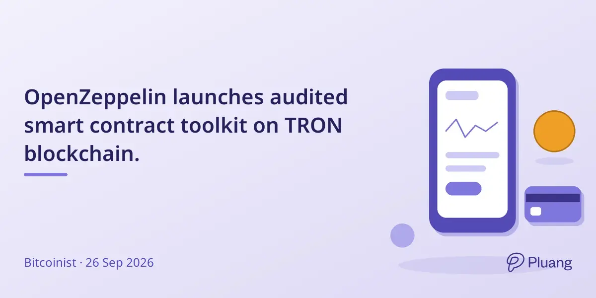 OpenZeppelin launches audited smart contract toolkit on TRON blockchain.
