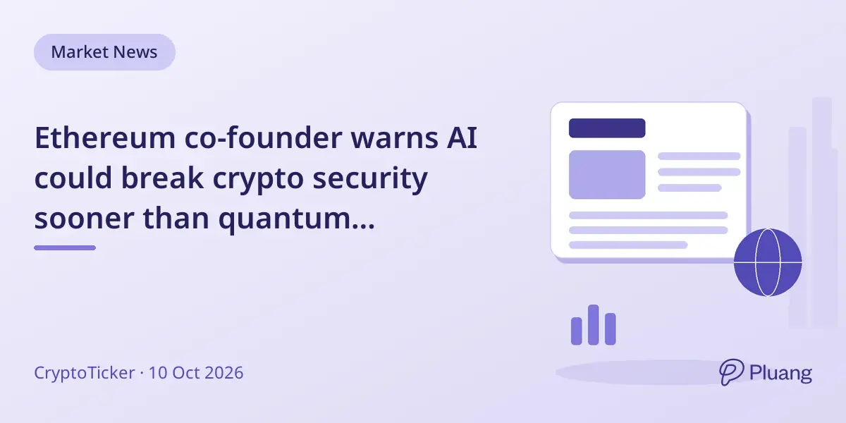 Ethereum co-founder warns AI could break crypto security sooner than quantum computers, sparking debate with Cardano founder.