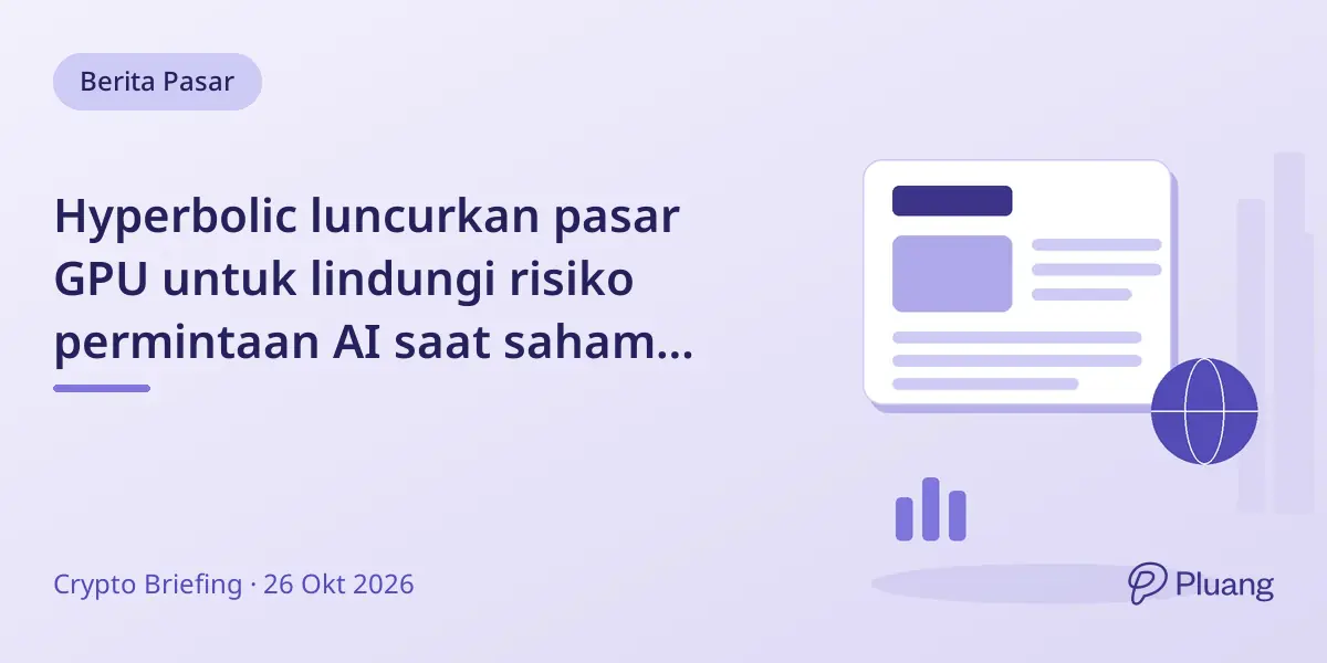 Hyperbolic luncurkan pasar GPU untuk lindungi risiko permintaan AI saat saham CoreWeave turun