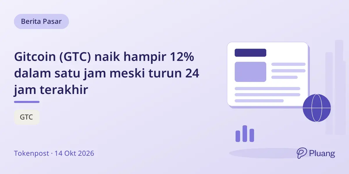 Gitcoin (GTC) naik hampir 12% dalam satu jam meski turun 24 jam terakhir