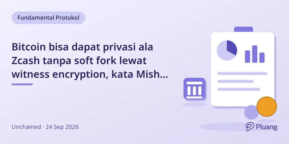 Bitcoin bisa dapat privasi ala Zcash tanpa soft fork lewat witness encryption, kata Misha Komarov.