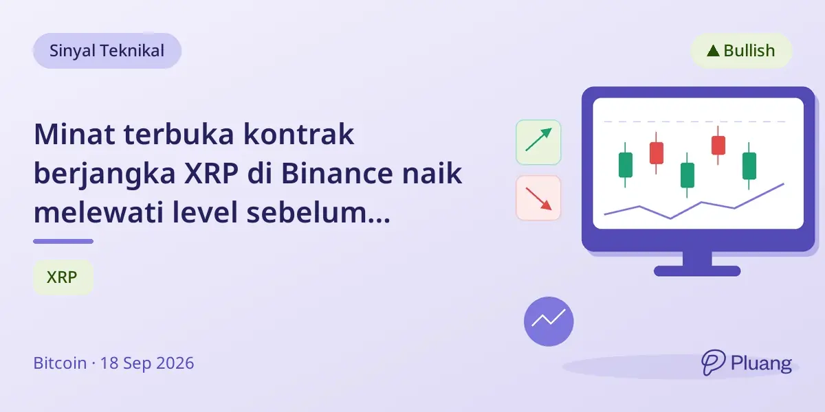 Minat terbuka kontrak berjangka XRP di Binance naik melewati level sebelum CLARITY Act.