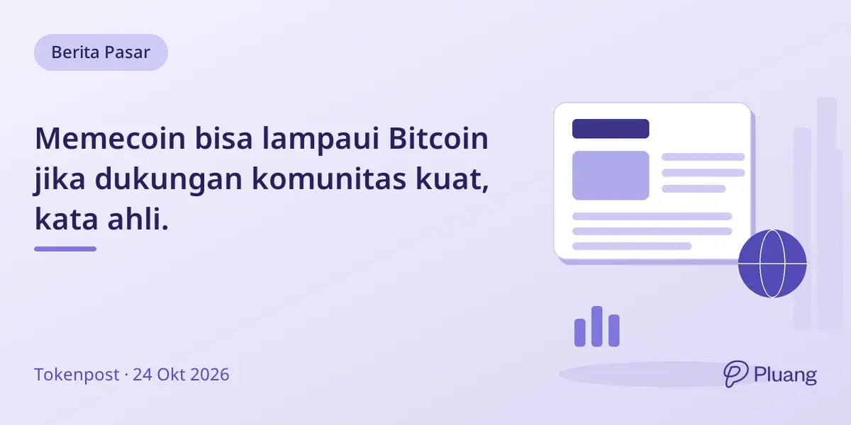 Memecoin bisa lampaui Bitcoin jika dukungan komunitas kuat, kata ahli.
