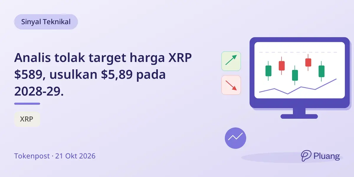 Analis tolak target harga XRP $589, usulkan $5,89 pada 2028-29.