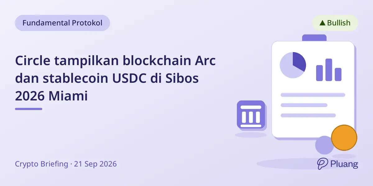 Circle tampilkan blockchain Arc dan stablecoin USDC di Sibos 2026 Miami