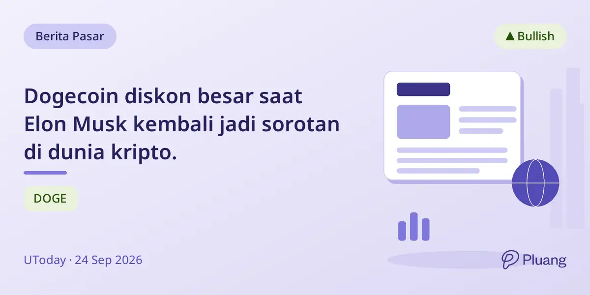 Dogecoin diskon besar saat Elon Musk kembali jadi sorotan di dunia kripto.