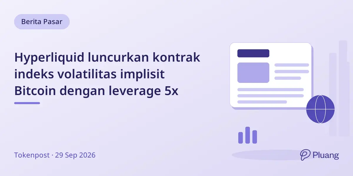 Hyperliquid luncurkan kontrak indeks volatilitas implisit Bitcoin dengan leverage 5x