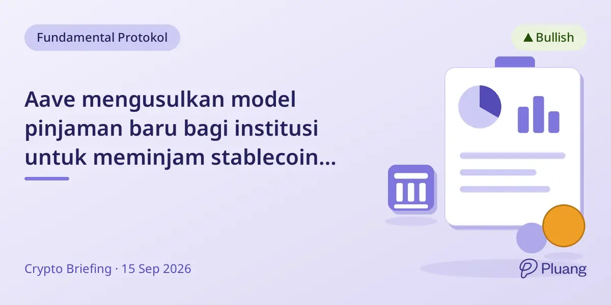 Aave mengusulkan model pinjaman baru bagi institusi untuk meminjam stablecoin dengan jaminan Bitcoin yang disimpan di Anchorage Digital, tanpa memindahkan aset on-chain.