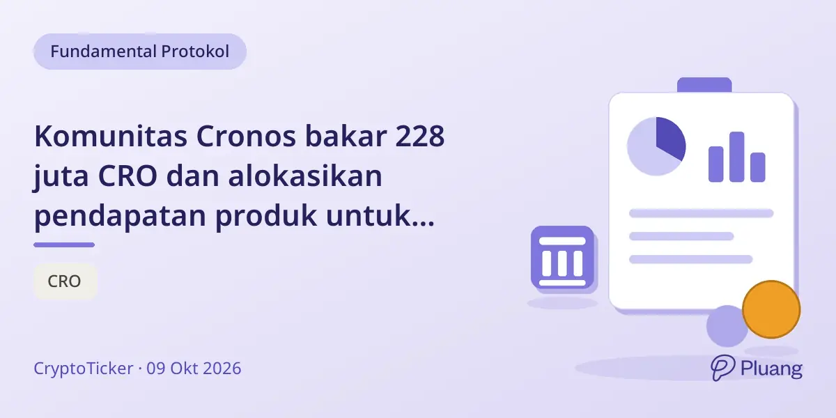 Komunitas Cronos bakar 228 juta CRO dan alokasikan pendapatan produk untuk pembelian kembali bulanan.