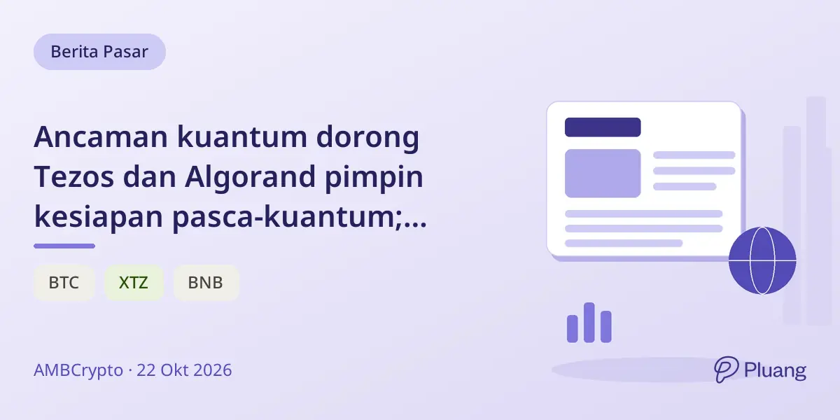 Ancaman kuantum dorong Tezos dan Algorand pimpin kesiapan pasca-kuantum; Bitcoin tertinggal.