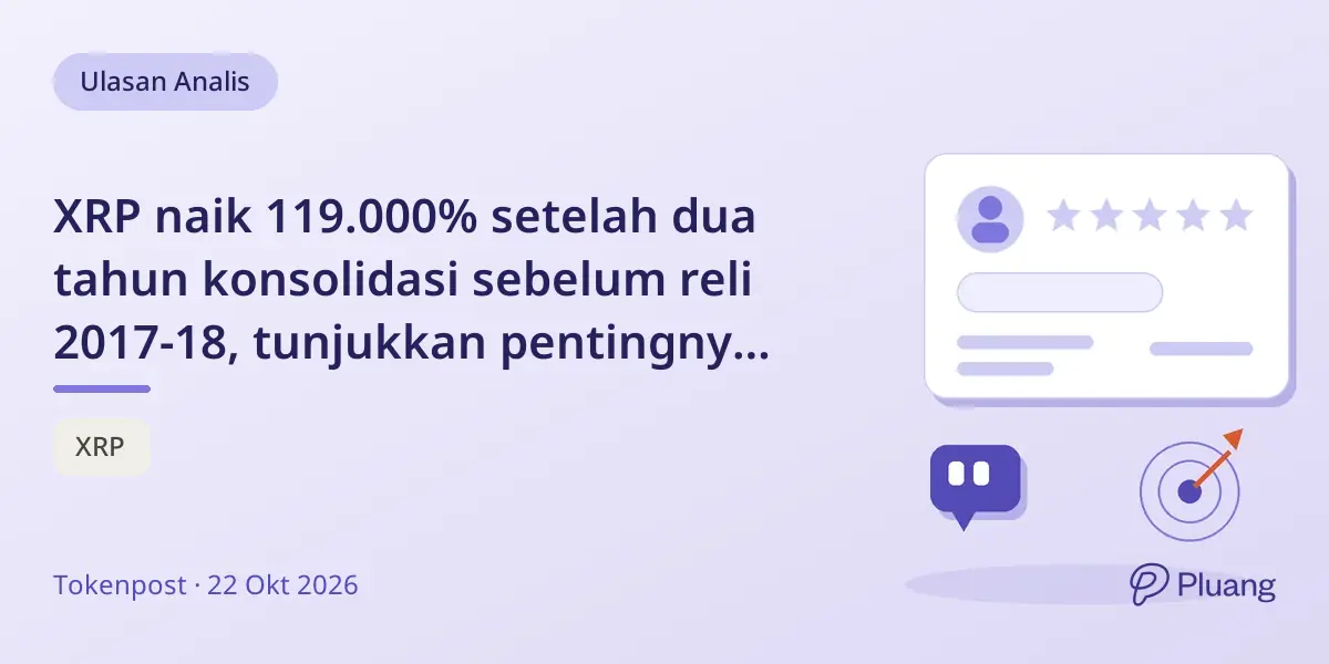 XRP naik 119.000% setelah dua tahun konsolidasi sebelum reli 2017-18, tunjukkan pentingnya sabar di pasar stagnan.