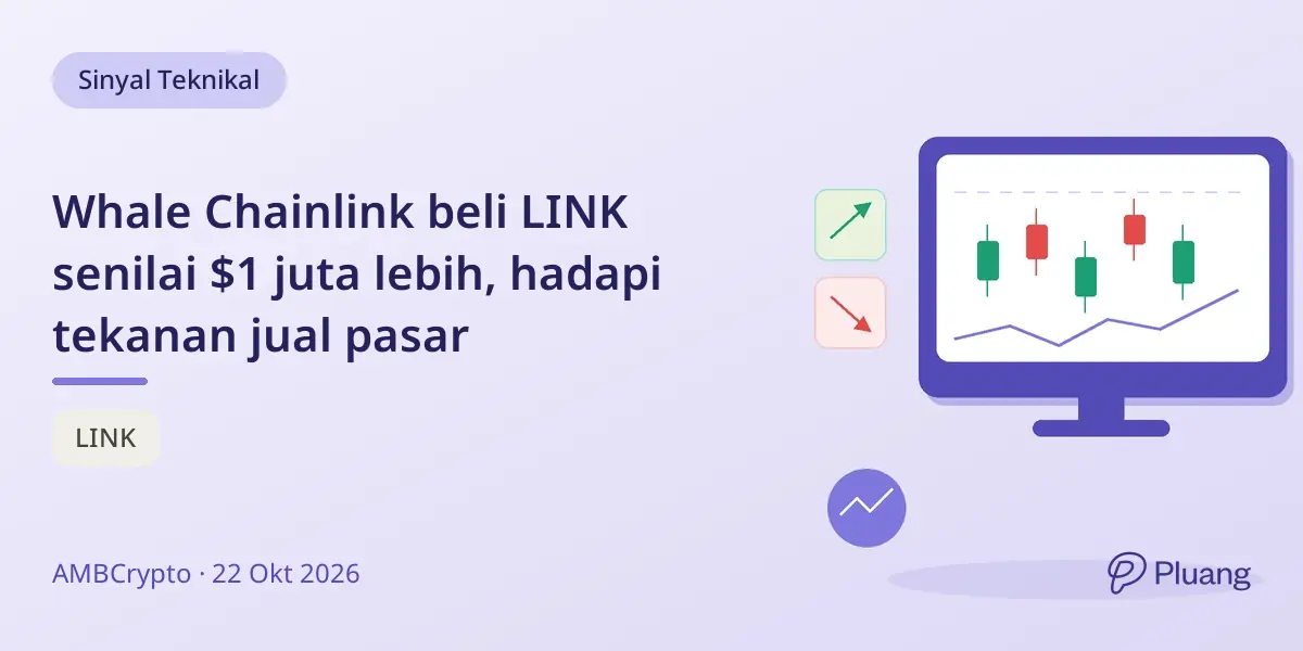 Whale Chainlink beli LINK senilai $1 juta lebih, hadapi tekanan jual pasar