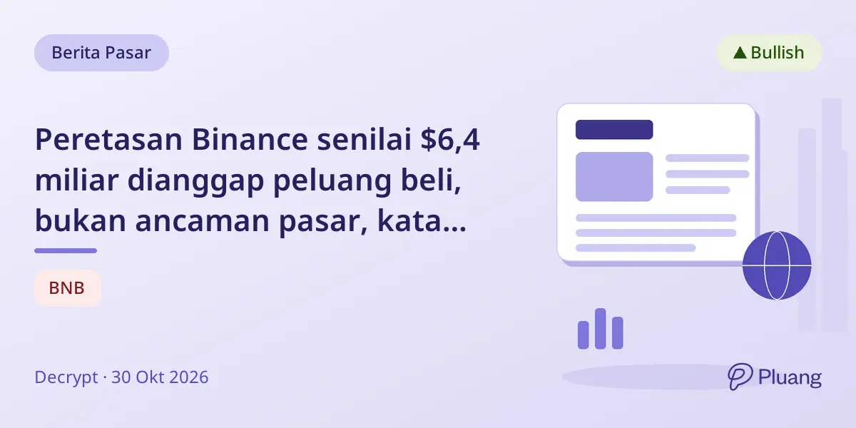 Peretasan Binance senilai $6,4 miliar dianggap peluang beli, bukan ancaman pasar, kata analis Wall Street.