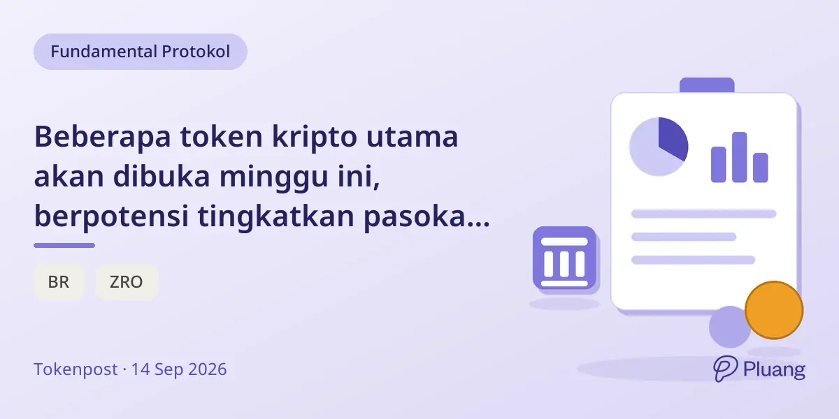 Beberapa token kripto utama akan dibuka minggu ini, berpotensi tingkatkan pasokan dan volatilitas harga.