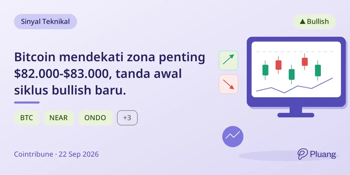 Bitcoin mendekati zona penting $82.000-$83.000, tanda awal siklus bullish baru.