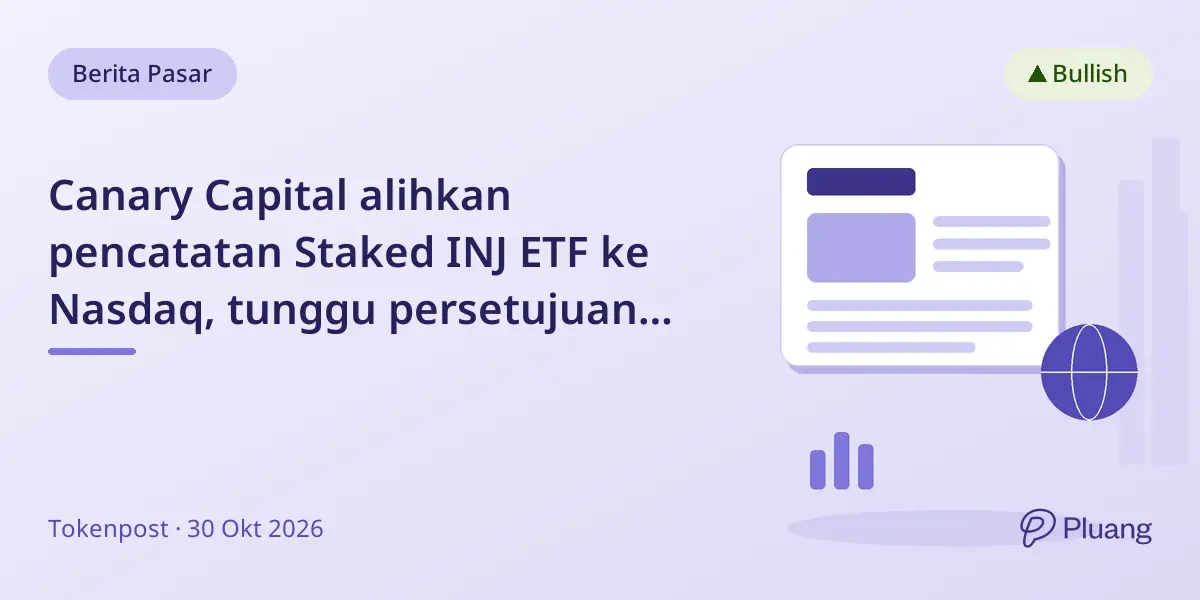 Canary Capital alihkan pencatatan Staked INJ ETF ke Nasdaq, tunggu persetujuan perdagangan token Injective.