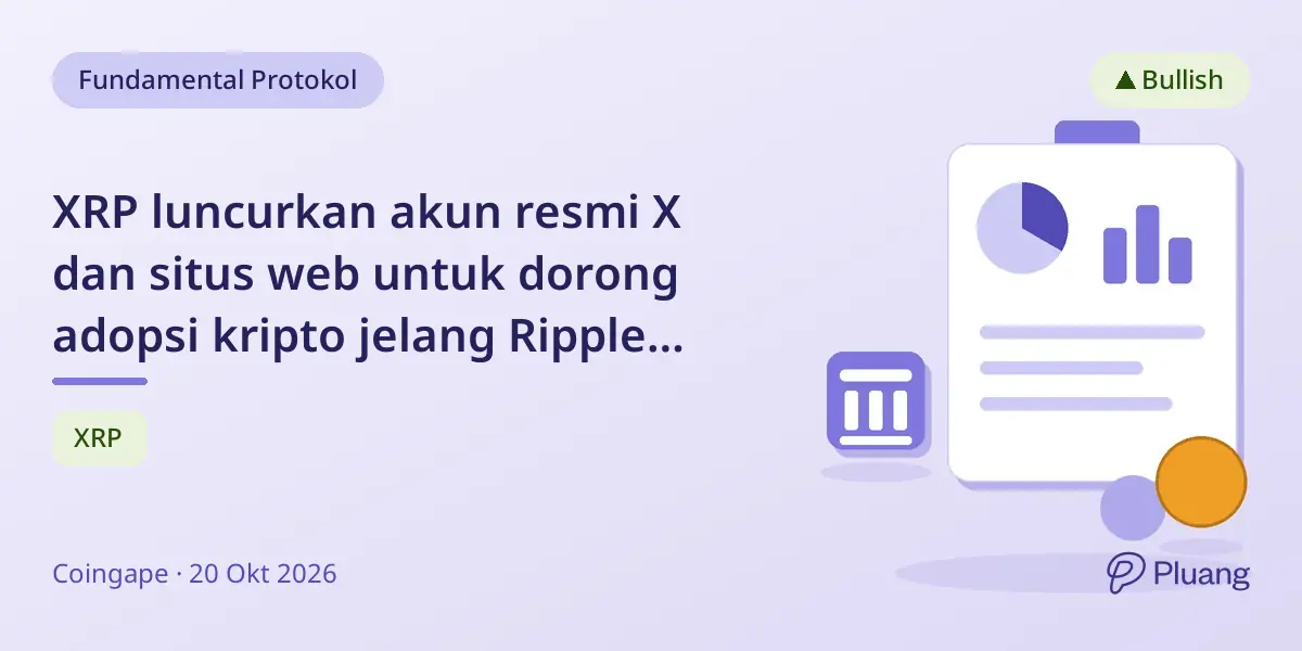 XRP luncurkan akun resmi X dan situs web untuk dorong adopsi kripto jelang Ripple Swell 2026.