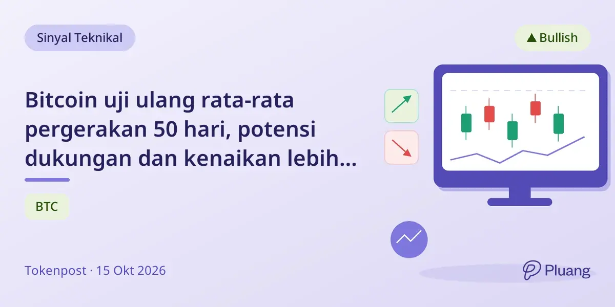 Bitcoin uji ulang rata-rata pergerakan 50 hari, potensi dukungan dan kenaikan lebih lanjut.