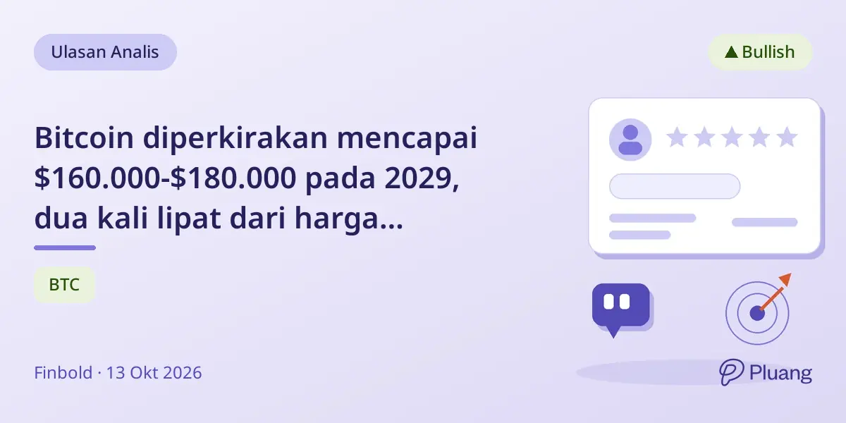 Bitcoin diperkirakan mencapai $160.000-$180.000 pada 2029, dua kali lipat dari harga sekarang.