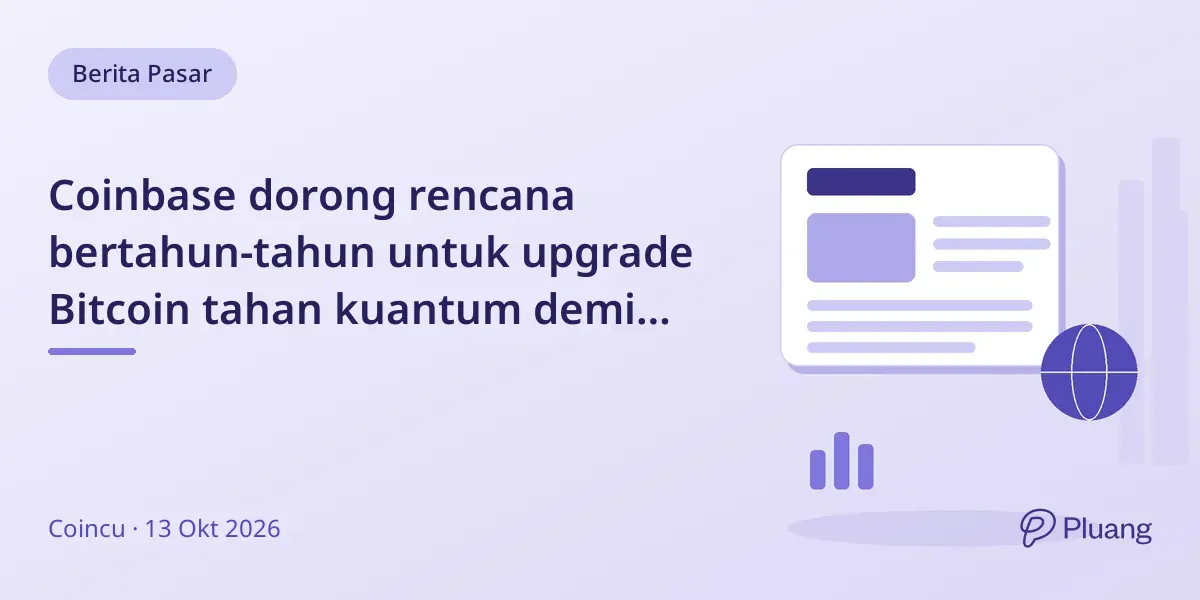 Coinbase dorong rencana bertahun-tahun untuk upgrade Bitcoin tahan kuantum demi keamanan jaringan.