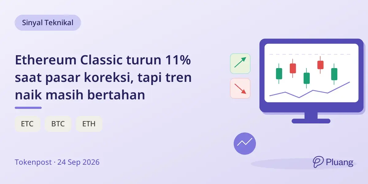 Ethereum Classic turun 11% saat pasar koreksi, tapi tren naik masih bertahan
