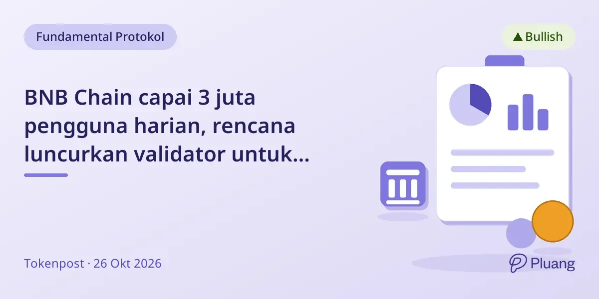 BNB Chain capai 3 juta pengguna harian, rencana luncurkan validator untuk ekspansi