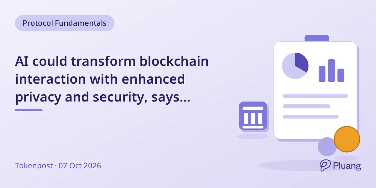 AI could transform blockchain interaction with enhanced privacy and security, says Ethereum co-founder Vitalik Buterin.
