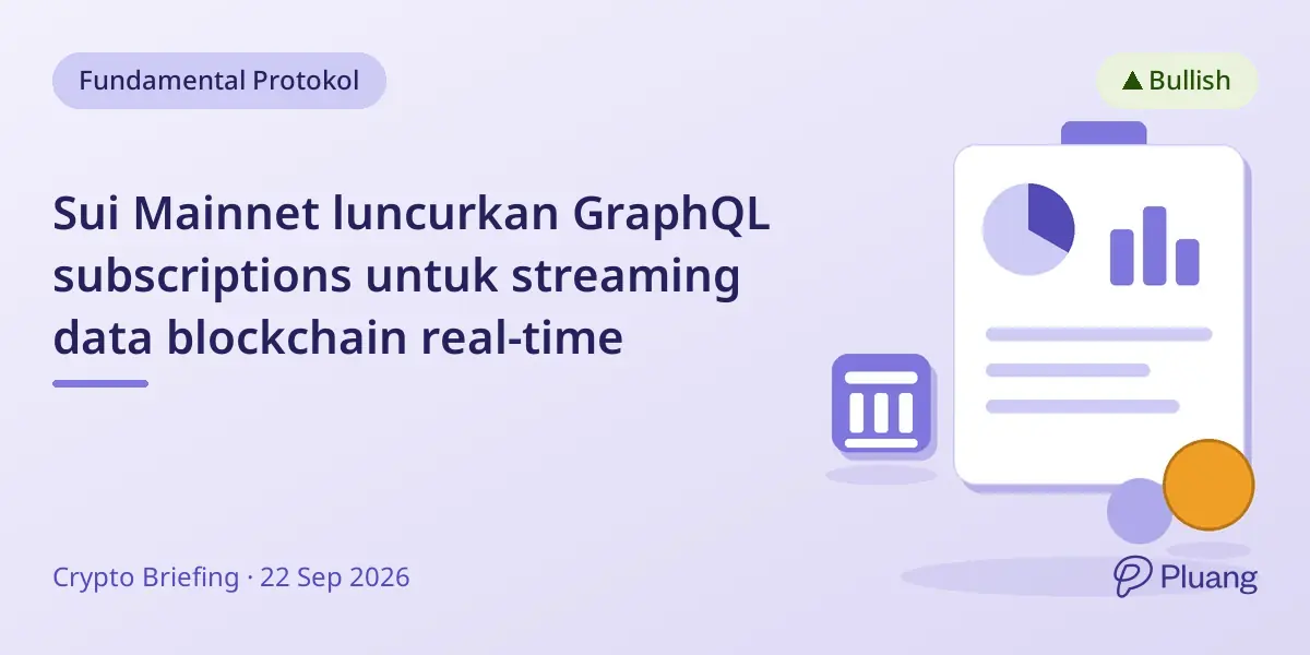 Sui Mainnet luncurkan GraphQL subscriptions untuk streaming data blockchain real-time