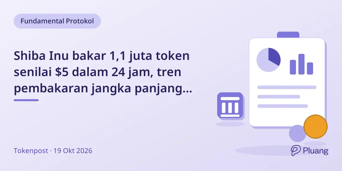 Shiba Inu bakar 1,1 juta token senilai $5 dalam 24 jam, tren pembakaran jangka panjang campuran.