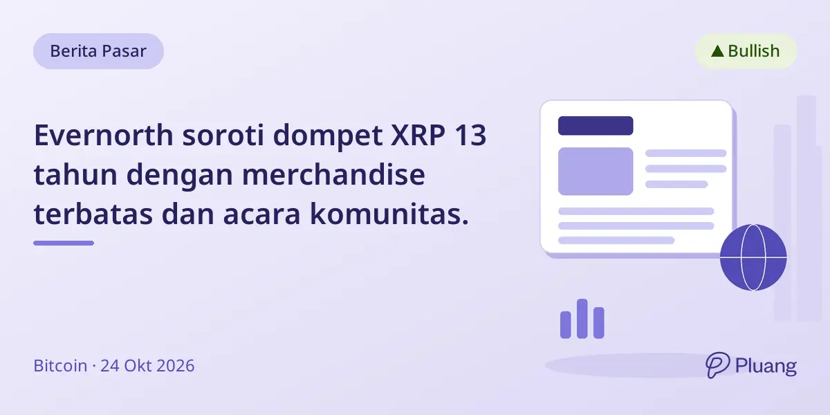 Evernorth soroti dompet XRP 13 tahun dengan merchandise terbatas dan acara komunitas.