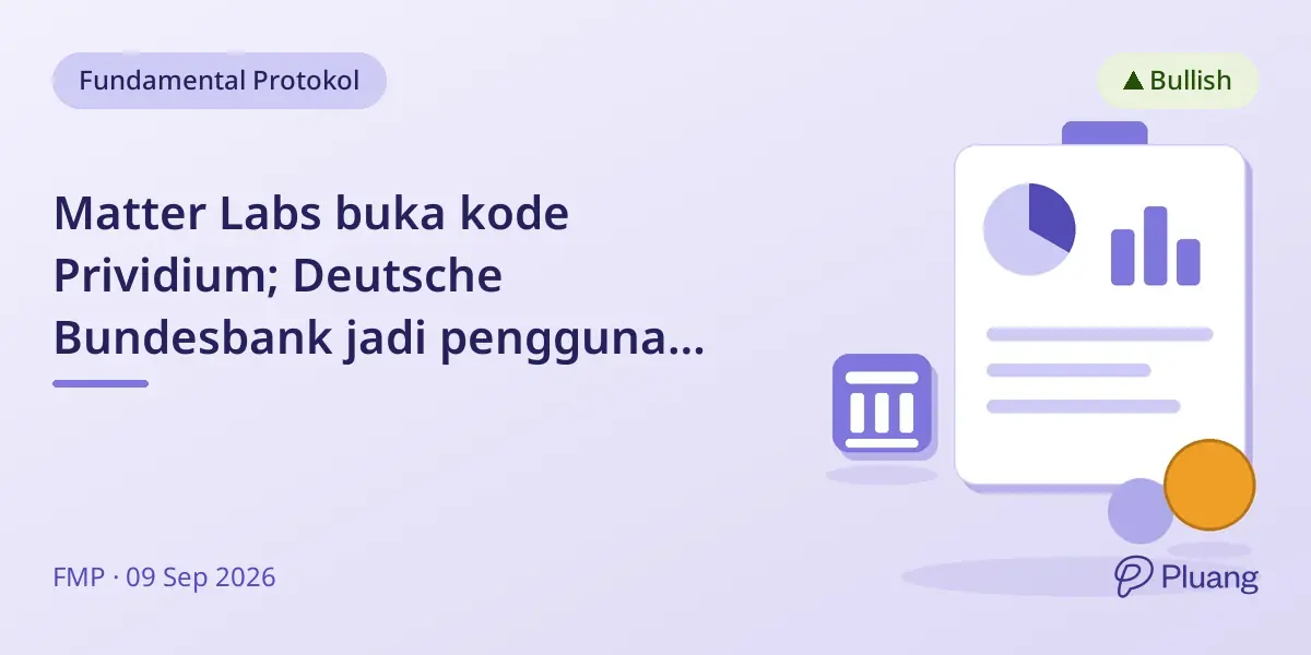 Matter Labs buka kode Prividium; Deutsche Bundesbank jadi pengguna institusi pertama yang uji coba.
