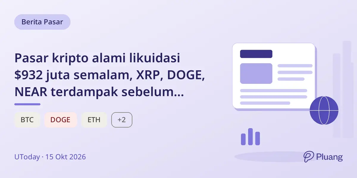 Pasar kripto alami likuidasi $932 juta semalam, XRP, DOGE, NEAR terdampak sebelum rebound cepat