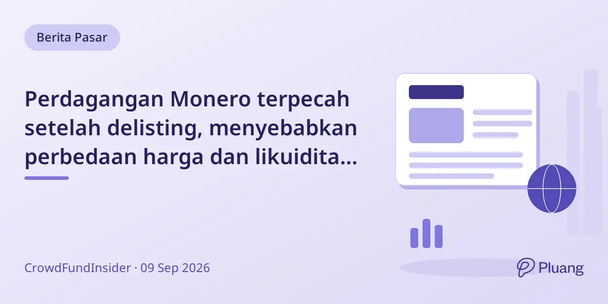 Perdagangan Monero terpecah setelah delisting, menyebabkan perbedaan harga dan likuiditas di berbagai platform.
