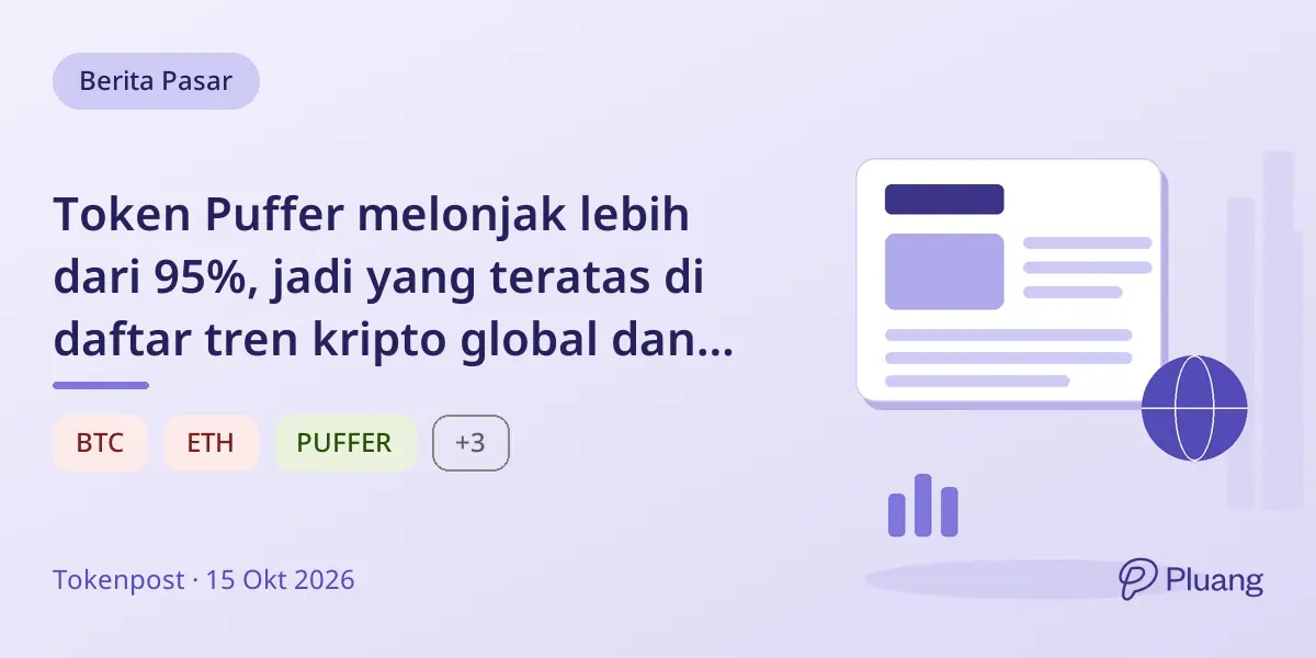 Token Puffer melonjak lebih dari 95%, jadi yang teratas di daftar tren kripto global dan Korea