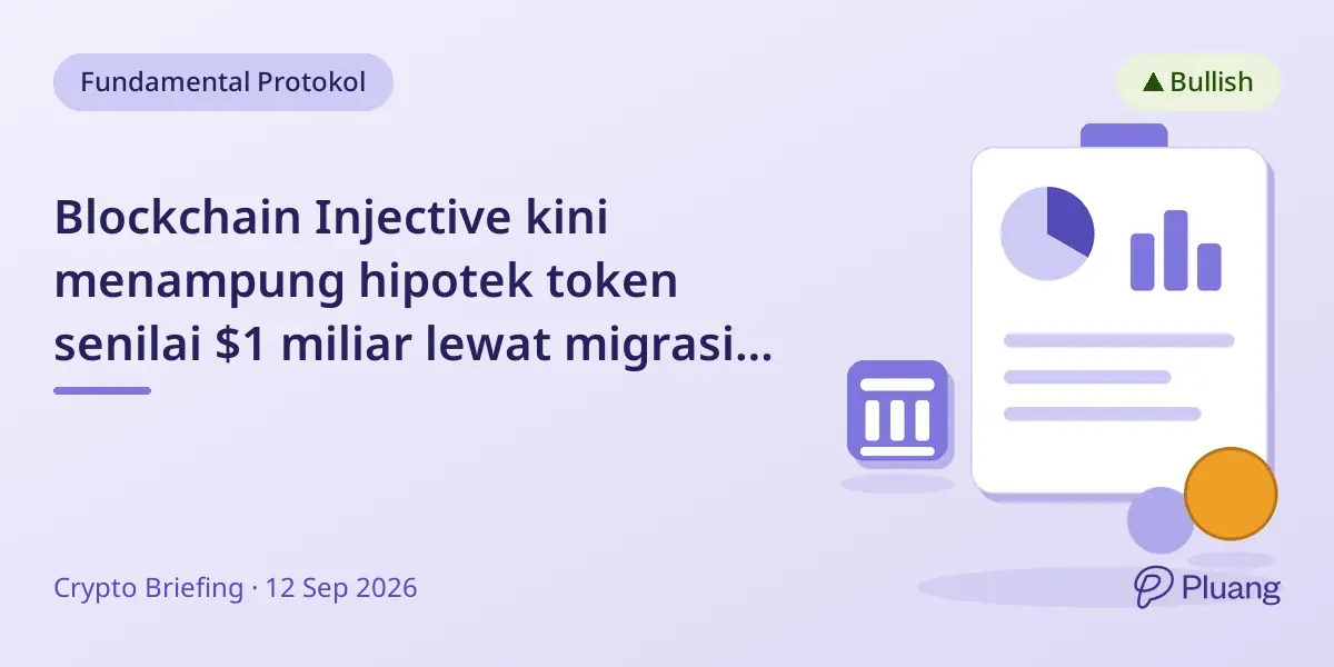 Blockchain Injective kini menampung hipotek token senilai $1 miliar lewat migrasi Pineapple Financial.