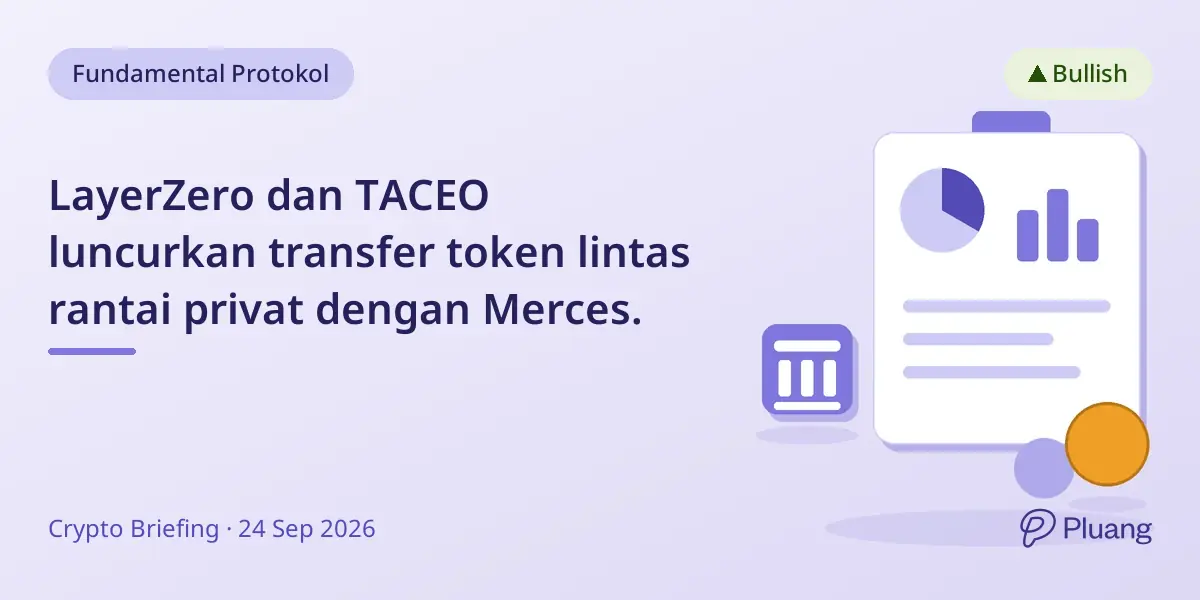 LayerZero dan TACEO luncurkan transfer token lintas rantai privat dengan Merces.