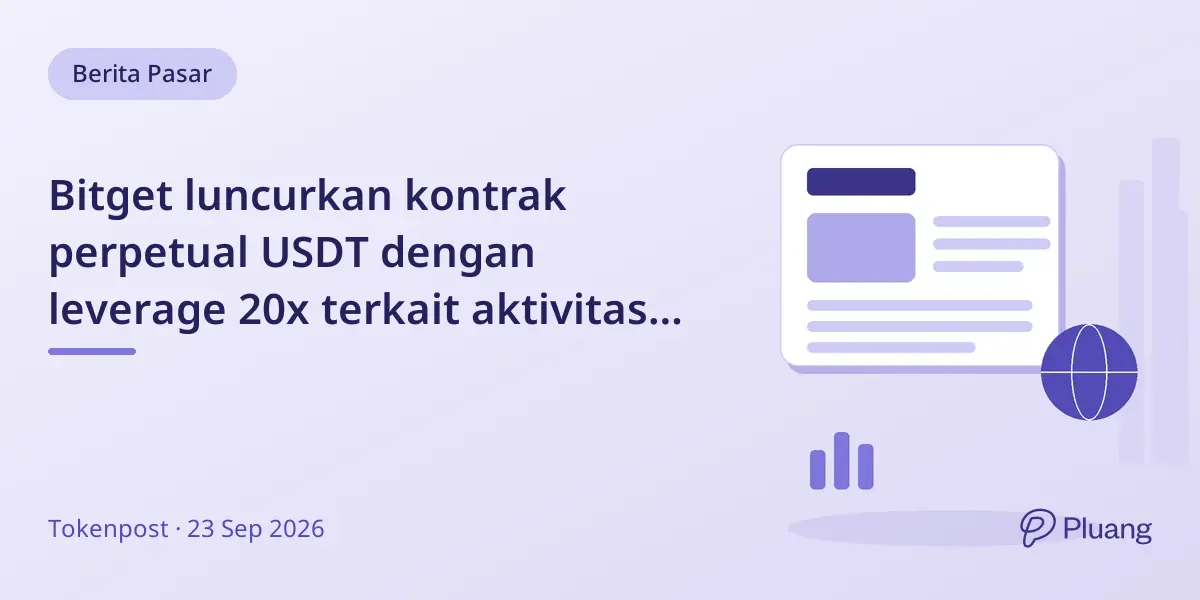 Bitget luncurkan kontrak perpetual USDT dengan leverage 20x terkait aktivitas IPO Polymarket.
