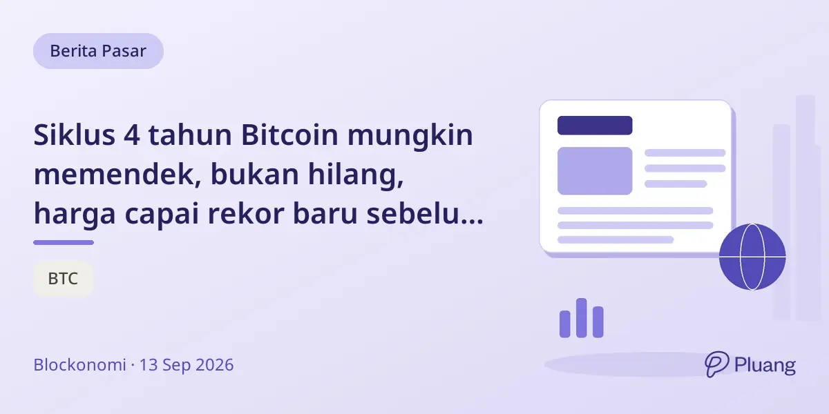 Siklus 4 tahun Bitcoin mungkin memendek, bukan hilang, harga capai rekor baru sebelum halving.