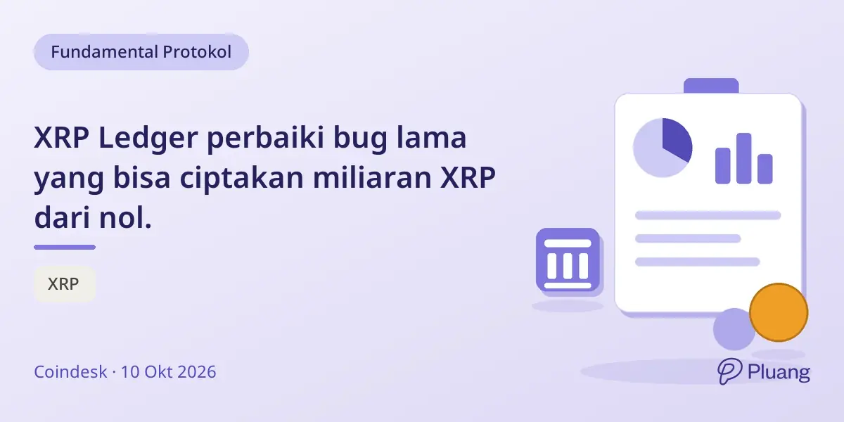 XRP Ledger perbaiki bug lama yang bisa ciptakan miliaran XRP dari nol.