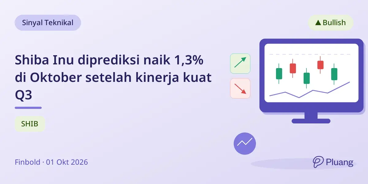 Shiba Inu diprediksi naik 1,3% di Oktober setelah kinerja kuat Q3