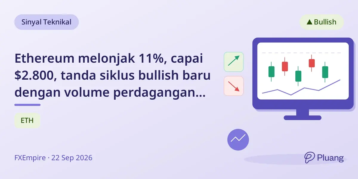 Ethereum melonjak 11%, capai $2.800, tanda siklus bullish baru dengan volume perdagangan meningkat.