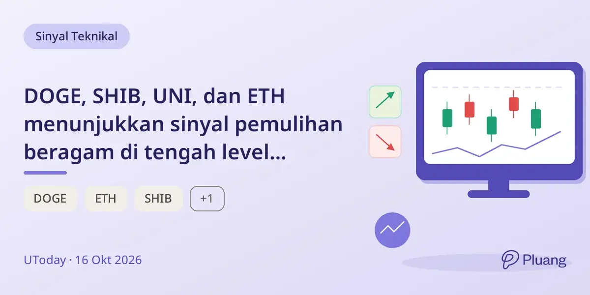 DOGE, SHIB, UNI, dan ETH menunjukkan sinyal pemulihan beragam di tengah level resistance penting.