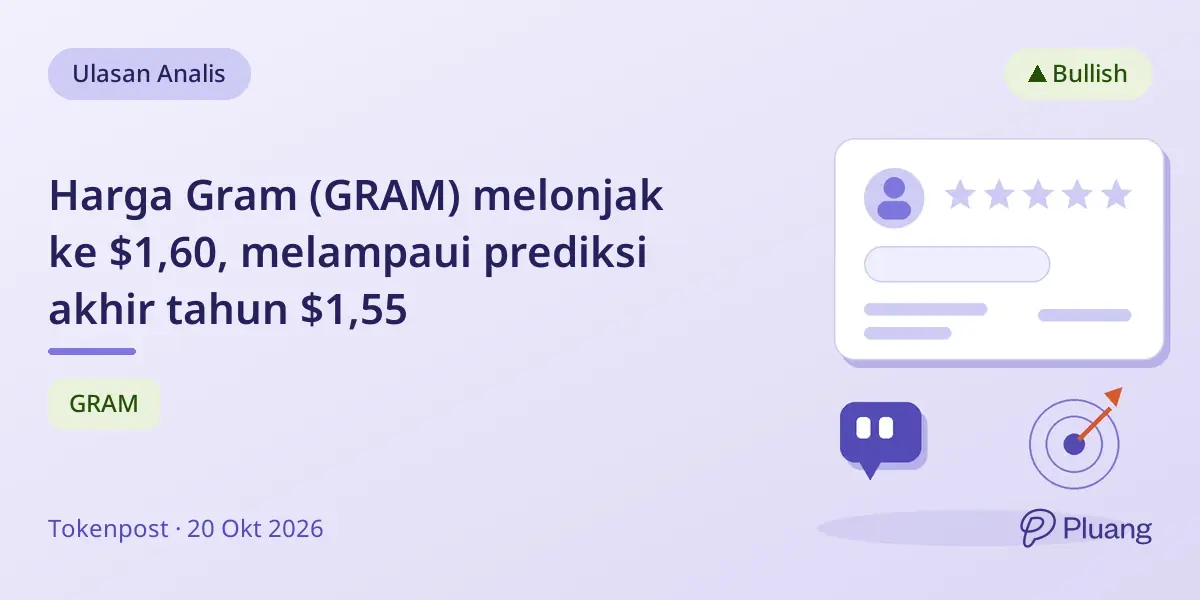 Harga Gram (GRAM) melonjak ke $1,60, melampaui prediksi akhir tahun $1,55