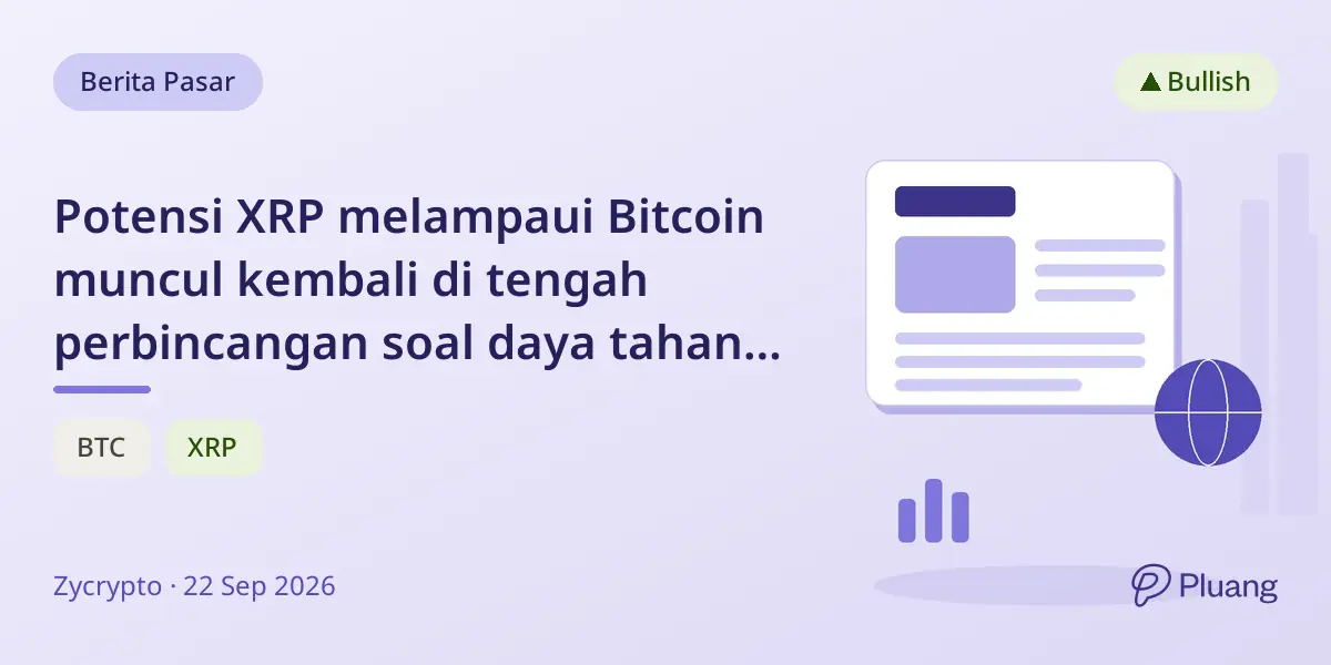 Potensi XRP melampaui Bitcoin muncul kembali di tengah perbincangan soal daya tahan dan komunitas kripto.