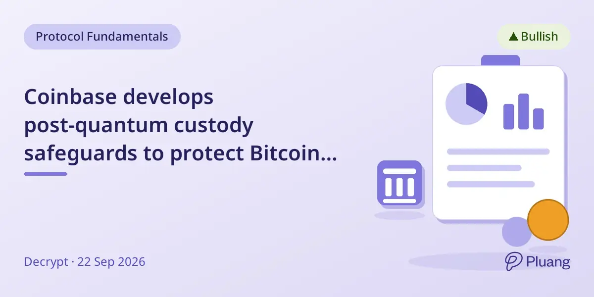 Coinbase develops post-quantum custody safeguards to protect Bitcoin assets against future quantum threats.