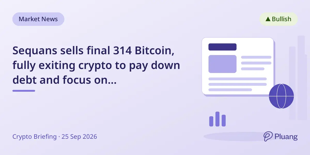 Sequans sells final 314 Bitcoin, fully exiting crypto to pay down debt and focus on semiconductors