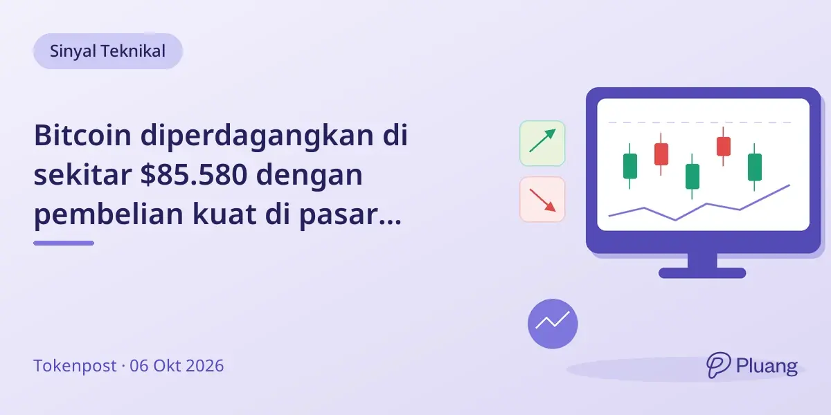 Bitcoin diperdagangkan di sekitar $85.580 dengan pembelian kuat di pasar Binance dan Hyperliquid.