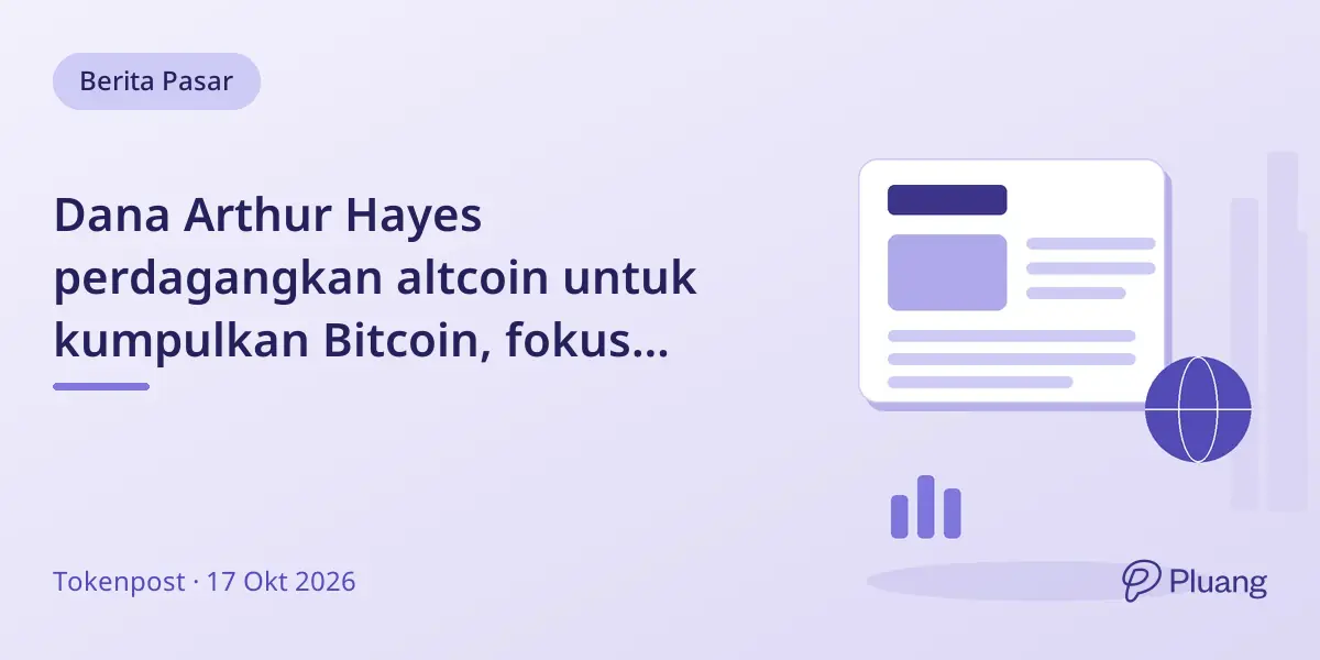 Dana Arthur Hayes perdagangkan altcoin untuk kumpulkan Bitcoin, fokus akumulasi BTC meski kinerja altcoin mengecewakan.