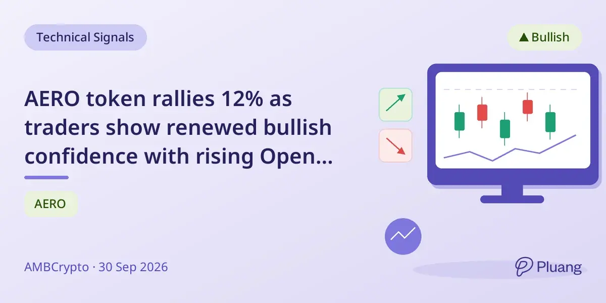 AERO token rallies 12% as traders show renewed bullish confidence with rising Open Interest.